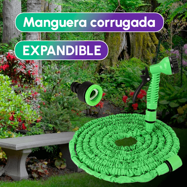 Manguera corrugada Expansiva + Pistola GRATIS